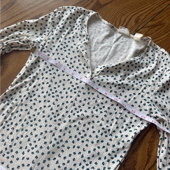 Vintage Levi Floral Henley Top - Picture 6 of 10